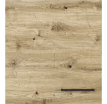 Houten keukenfront met handgreep