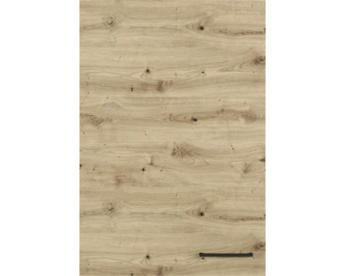 Keukenkastfront in houtlook met handgreep