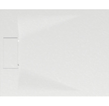 Witte douchebak met afvoergoot