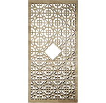 Houten paneel met geometrisch patroon