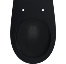 JUNGBORN Spoelrandloos toilet Two met soft close en quick-release zwart-thumb-2