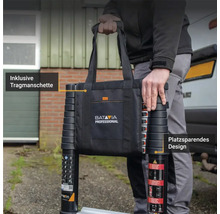 Telescopische ladder met draagtas en ruimtebesparend ontwerp