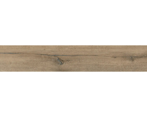 Wand- en vloertegel Tova bruin houteffect 20x114 cm gerectificeerd