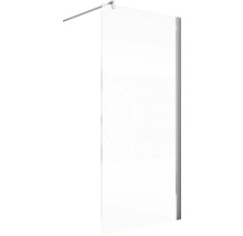Douchescherm met decoratief glas
