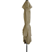 Parasol Basic lift Neo grijs/beige 250x200 cm