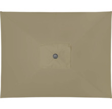 Parasol Basic lift Neo grijs/beige 250x200 cm