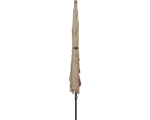 Gesloten parasol met frame