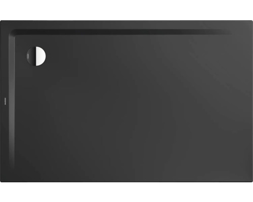 KALDEWEI Douchebak Superplan Secure Plus 90x130x2,5 cm mat Cool grey 90 Rechthoekige douchebak van mineraal gegoten steen met afvoergarnituur