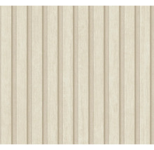 Houten paneelbehang met verticale lamellen