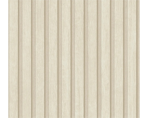 A.S. CRÉATION Vliesbehang 39109-6 Pint Walls houtoptiek crème beige