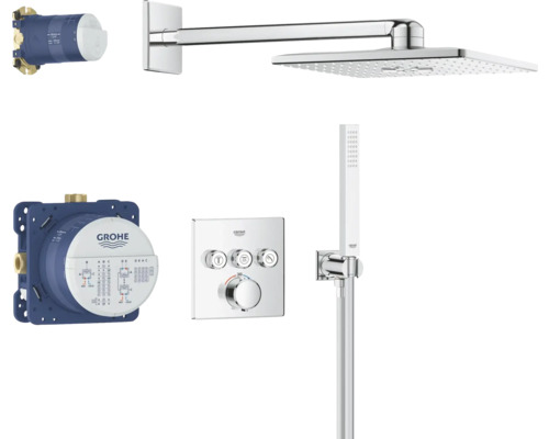 GROHE QUICKFIX Complete inbouw doucheset Precision Smart Control chroom