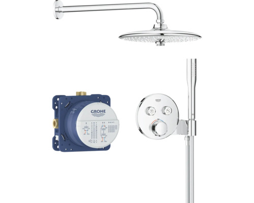 GROHE QUICKFIX Complete inbouw doucheset Precision Smart Control chroom