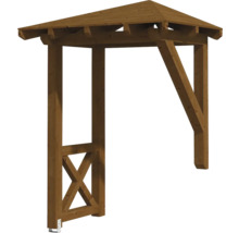 Houten pergola met dak voor de tuin