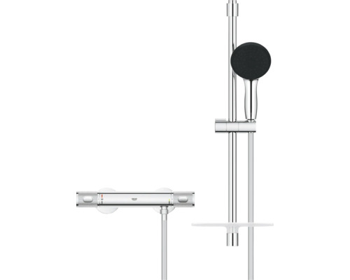 Douchearmatuur met handdouche en glijstang