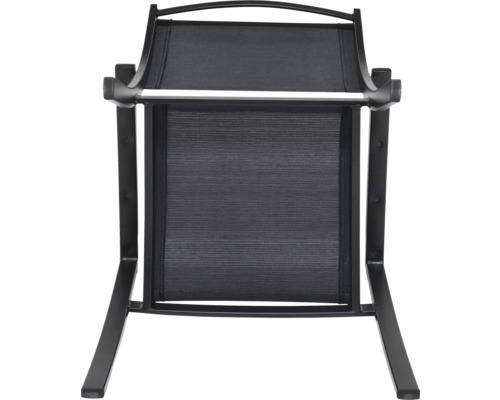 Tuinstoel met metalen frame en textielbespanning