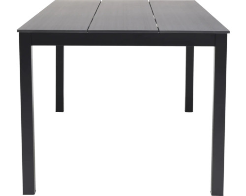 Rechthoekige tuintafel met tafelblad en vier poten