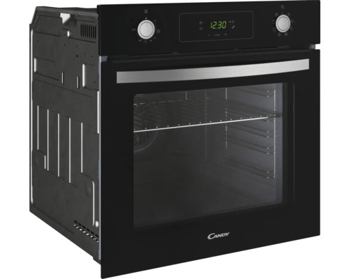 Zwarte Candy inbouwoven met digitaal display