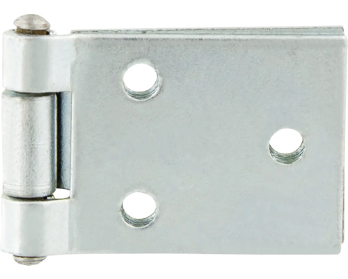 Metalen scharnier met bevestigingsgaten