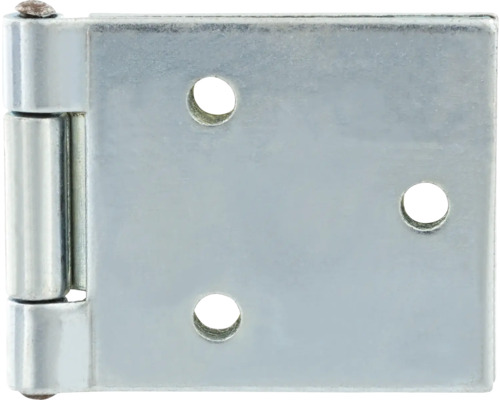 Metalen scharnier met bevestigingsgaten