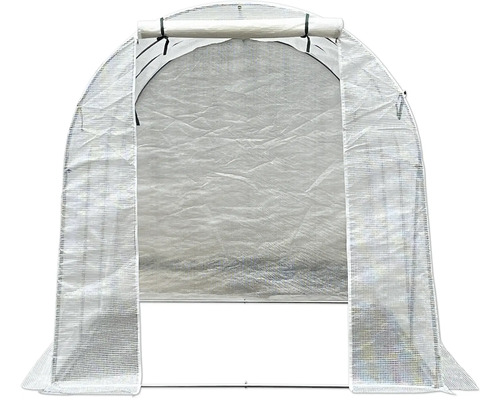 Tuinkas met open deur