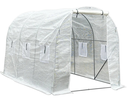 Kas met openingen voor ventilatie