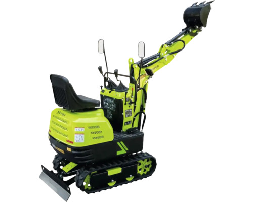 Minigraver voor gebruik in de tuin- en landschapsbouw