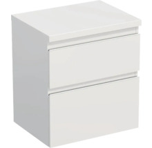 Witte badkameronderkast met twee laden