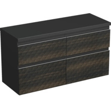 Wastafelonderkast met vier lades in houten design