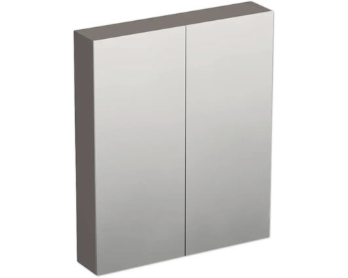 JUNGBORN Spiegelkast Trenta 72x60x14,4 cm basalto glans