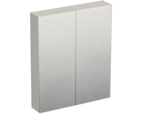 JUNGBORN Spiegelkast 2-deurs Trenta 60x72x14,4 cm kasjmier glans