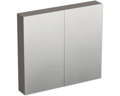 JUNGBORN Spiegelkast Trenta 72x80x14,4 cm basalto glans