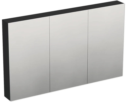 JUNGBORN Spiegelkast Trenta 72x120x14,4 cm zwart mat A9276