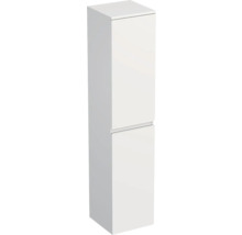 Witte badkamer hoge kast met twee lades