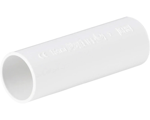 PIPELIFE Sok PVC 16 mm 5/8" wit, 10 stuks Witte kunststof mof