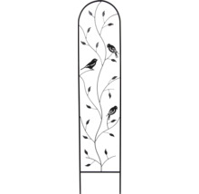 Tuindecoratie klimhulp met vogelmotieven