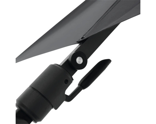 Detailopname van een parasol met handslinger