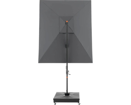 Rechthoekige parasol met voet