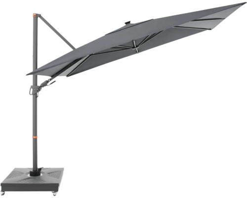 Vrijhangende parasol met voet