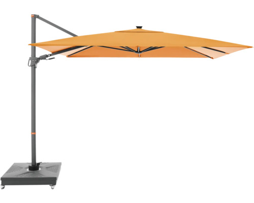 DOPPLER Zweefparasol polyester oranje 220x300 cm