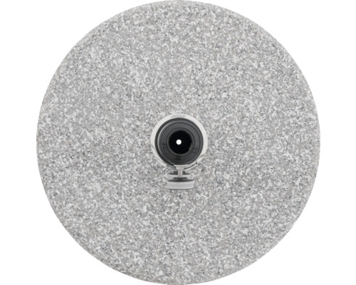 Ronde parasolvoet van graniet met buis