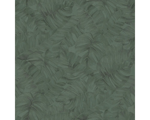 GRANDECO Vliesbehang bladeren groen Behang met bladerpatroon