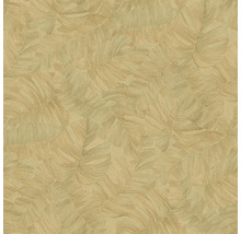 Behang met bladmotief