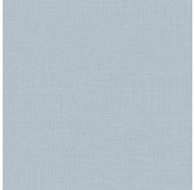 Lichtblauw textiel vliesbehang met fijne structuur