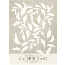 Galerie D''Art kunstdruk met bladerenmotief