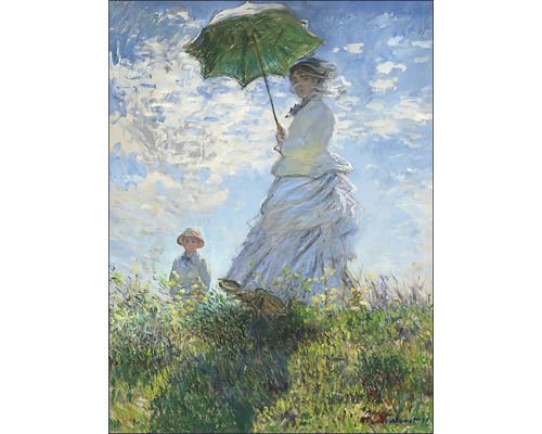 PURE LIVING Schilderij canvas Monet Madame 84x116 cm