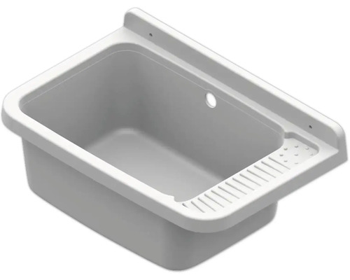 Kunststof wasbak voor wandmontage