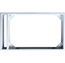 Metalen frame met verstevigingshoeken