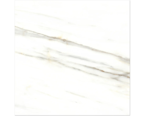 MIRAVA Wand- en vloertegel LUCCA Bianco goud gepolijst 120 x 120 x 0,9 cm gerectificeerd