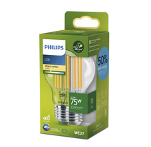 PHILIPS LED-lamp Ultra Efficient E27/5,2W A60 warmwit helder