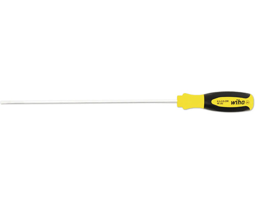Haupa VDE Geïsoleerde Sleufschroevendraaier HupSlim 3,5 X 100 Mm Kling Is Gemaakt Van Gehard Molybdeen Vanadiumstaal Verkleinde Klingdiameter 2 Componenten Handgreep